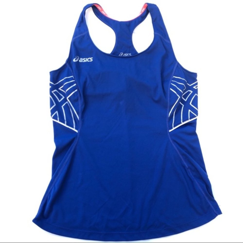 🌸 ASICS Team Performance Tennis Tank Blue